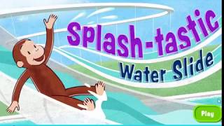 Game For Kids - Baby - Monkey Curious George Splash Tastic Water Slide Best