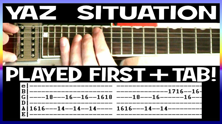 Situation Guitar version - Guitar performance video thumbnail
