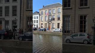 Leiden canal view. May 2026. #views #walkingvideo #viralshort #netherlands #architecture