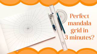 🌼 Learn to Draw a Mandala Grid | Simple and Easy Guide