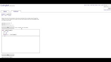 List-2 (sum13) Python Tutorial || Codingbat.com