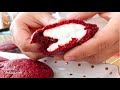 ASMR (Subtítulos) 🥰🥰🥰 GALLETAS con RELLENO cremoso‼️ Cómo hacer unas GALLETAS red velvet RELLENAS