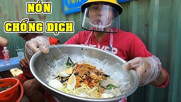 DIVA Cát Thy đội nón chống dịch bán bánh tráng trộn