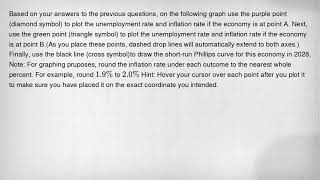 Full Based on your answers to the previous questions, on the following graph use the purple point (diamon Update