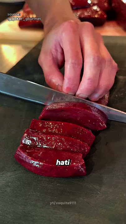 The Little-Known Way Japanese People Cook Beef Liver!