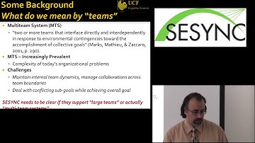 The Science of Team Science Part 3: Understanding Teams