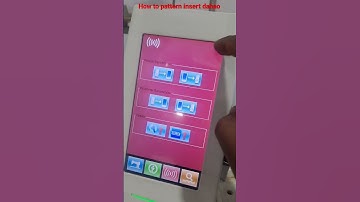 how to dahao sewing machine pattern insert