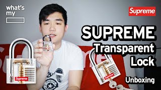 What's My Blank?] - Supreme Transparent Lock Clear (Supreme