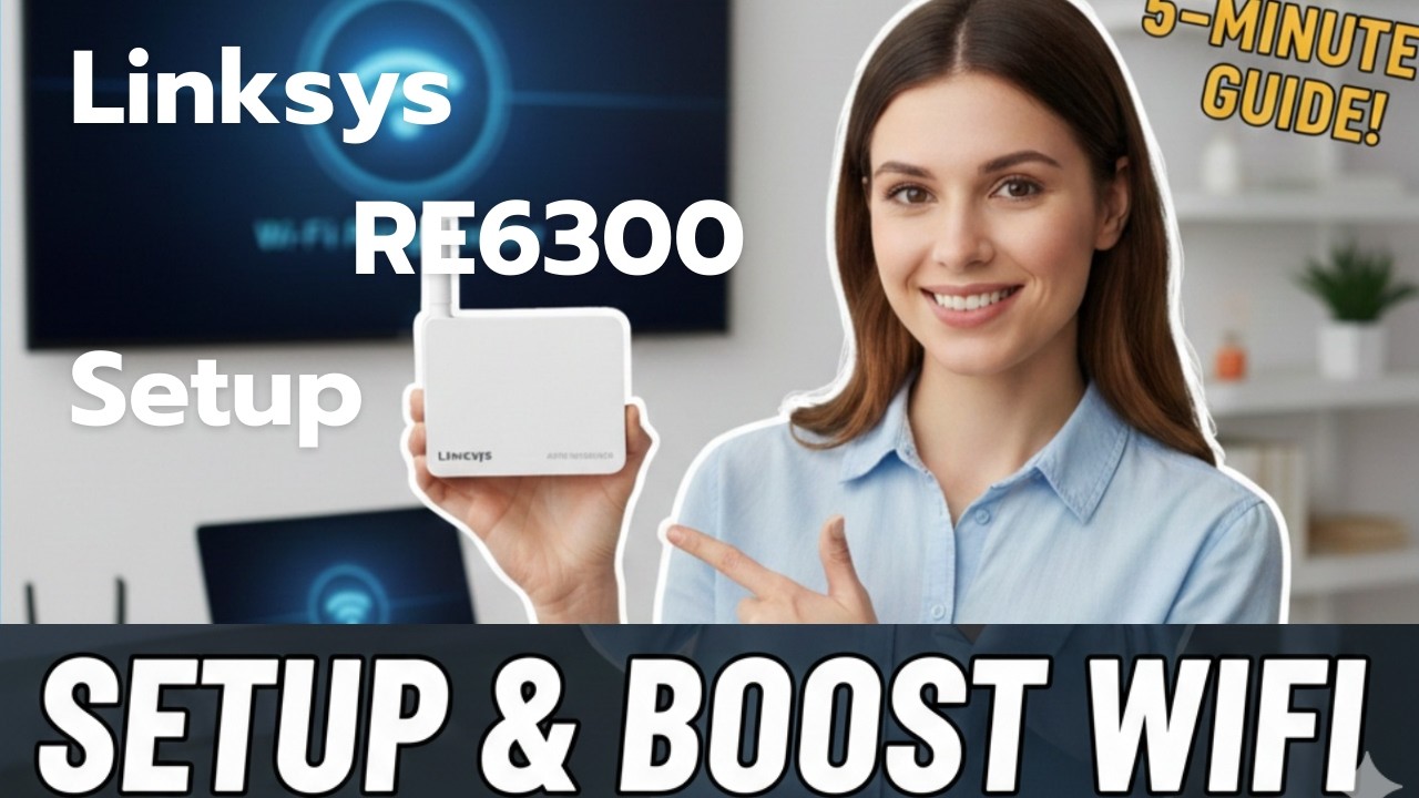 Linksys RE6300 Setup: Steps To Complete The Configuration - YouTube