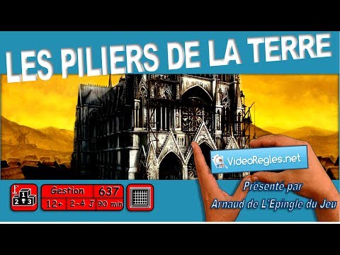 Vidéorègle Jeu de Société LES PILIERS DE LA TERRE par Arnaud (#637)