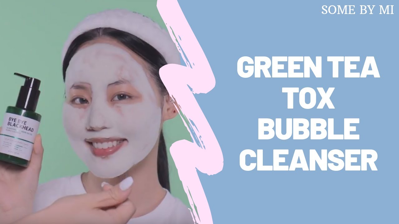 Green Tea Tox Bubble Cleanser SOME BY MI YesStyle Korean Beauty