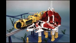 Lego Sea-Tron - the legendary conceptual model of monorail transport system - speed building.