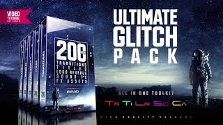 Ultimate Glitch Pack: Transitions, Titles, Logo Reveals, Sound FX