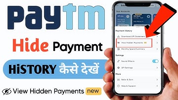 Paytm Hide Payment Kaise Dekhen | paytm hidden history unhide kaise kare | paytm hidden payments 