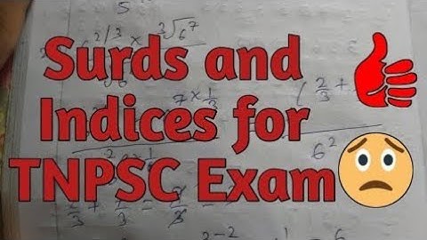Surds and Indices Tricks  For TNPSC Exam|Maths Tricks For Fast Calculation|Vembu Maths Tricks class3