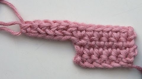 How to Crochet: Extending a Row with Foundation Single Crochet