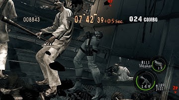 ▶️Resident Evil 5 - Mercenaries - Stairs - 4 Players - 150 Kills/Combo💪