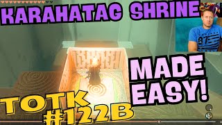 TotK122b Drifting Flame Shrine Guide Made Easy: How To Solve Karahatag Shrine - Tears of the Kingdom