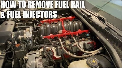 How To Remove LS Fuel Rail & Injectors