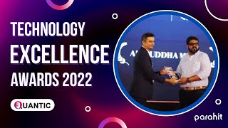 QUANTIC TECHNOLOGY EXCELLENCE AWARDS 2022