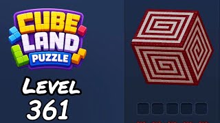 Cube Land Puzzle Level 361 Walkthrough