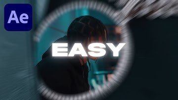 SMOOTH ZOOM THROUGH TRANSITION for Music Videos | Beginner Tutorial (After Effects)