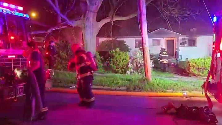 Firefighters rescue man from burning home; 3 residents treated for smoke inhalation
