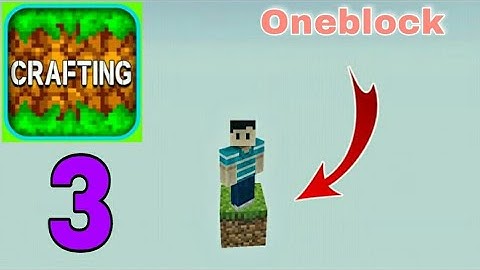 Crafting and building Oneblock survival series Part #3