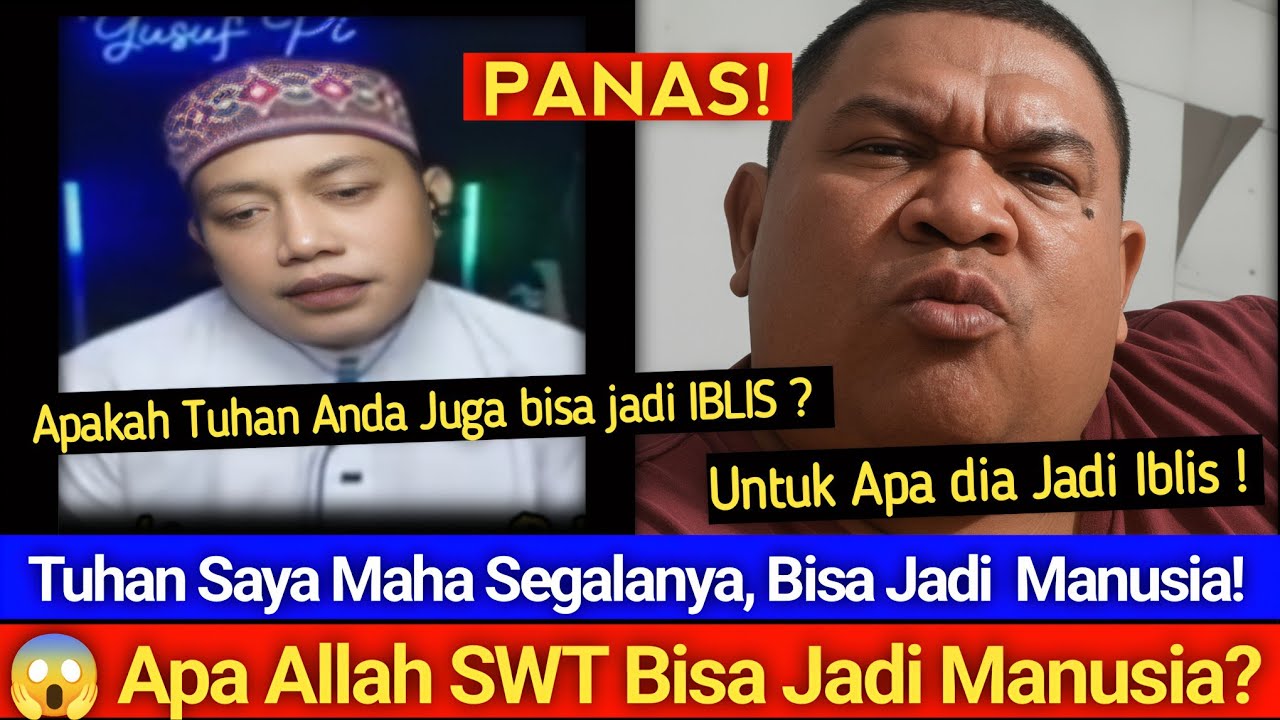 🔥 PANAS! Banggakan Tuhannya Karena Bisa Jadi Manusia, Oten Ini Kena Skakmat Ustadz Yusuf