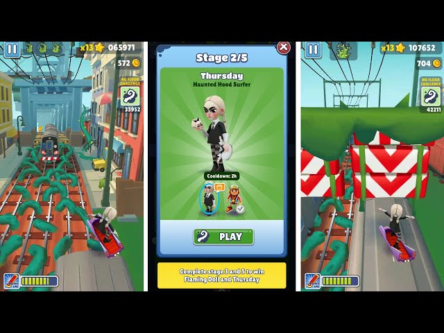 Subway Surfers: Haunted Hood Speedrun - Live Android Gameplay 