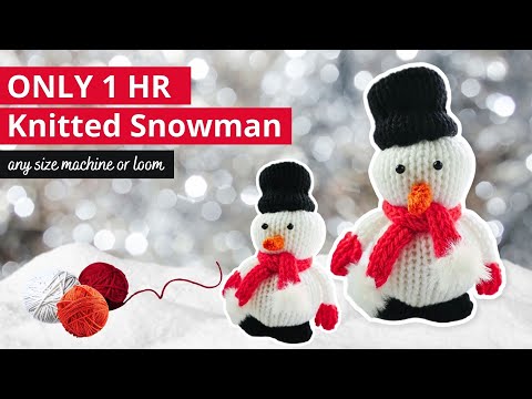 How to Knit a Snowman on Your Addi Express Knitting Machine - Instructables