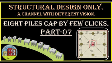 How to Design Eight Piles Cap in Excel by Few Clicks