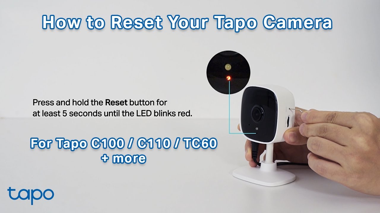 TP-Link | Tapo Guide | How to Reset Your Tapo Camera for Tapo C100 ...
