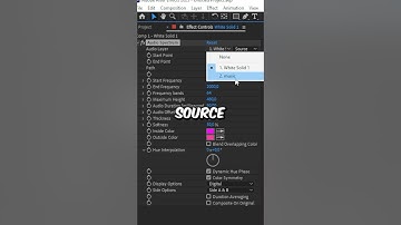 How To Make A Audio Spectrum Effect in After Effects