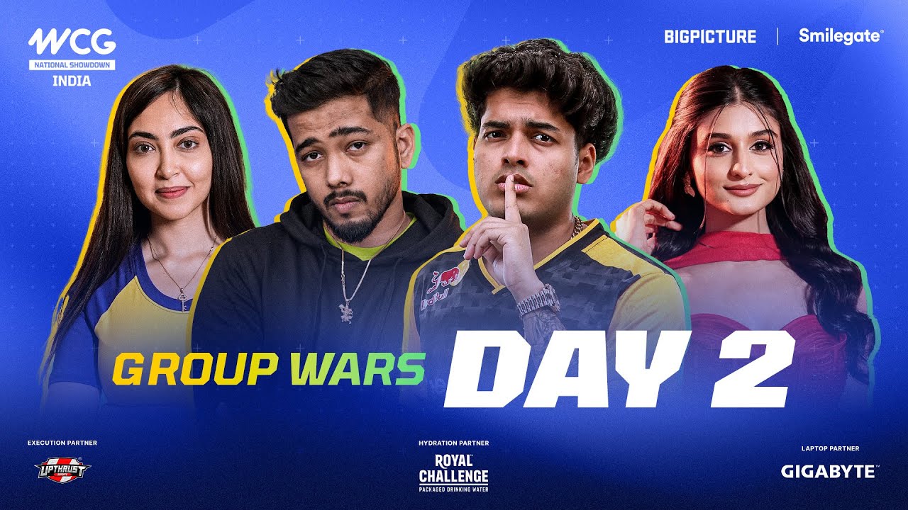 WCG National Showdown India 2025 | Group Wars Day-2 | 