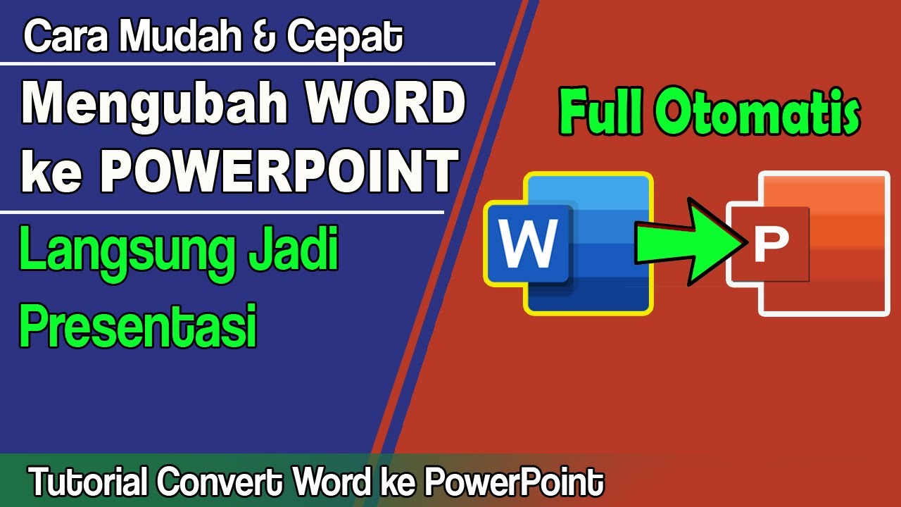Integrasi Word ke PowerPoint: Panduan Lengkap Integrasi Word ke PowerPoint: Panduan Lengkap