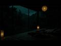 Dark Bedroom Rain Sounds 🌧️ (NO ADS)| Soothing Ambience for Deep Sleep, Focus & Meditation