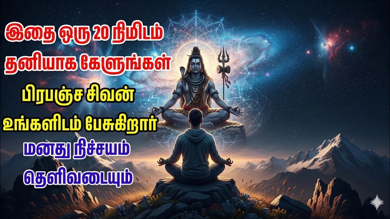 உங்கள் கவலைகளைப் போக்கும் சிவனின் வார்த்தைகள்! #sivan #lordshiva #சிவன் #aanmeegam #shivaspeech 