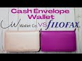 Cash Envelope Stuffing Wallet  | Lux Wallet vs Filofax