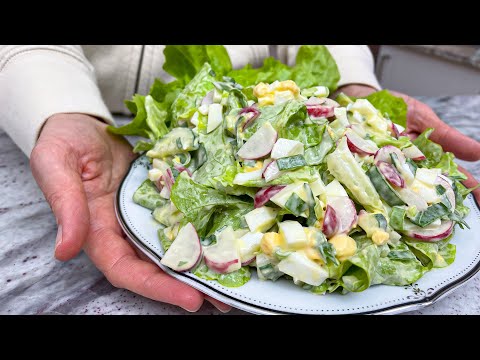 Vidéo: Salade De Radis Aux œufs Recettes