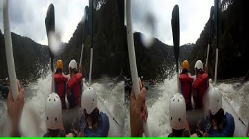 3D Ocoee River Whitewater Rafting 11 "Double Suck"