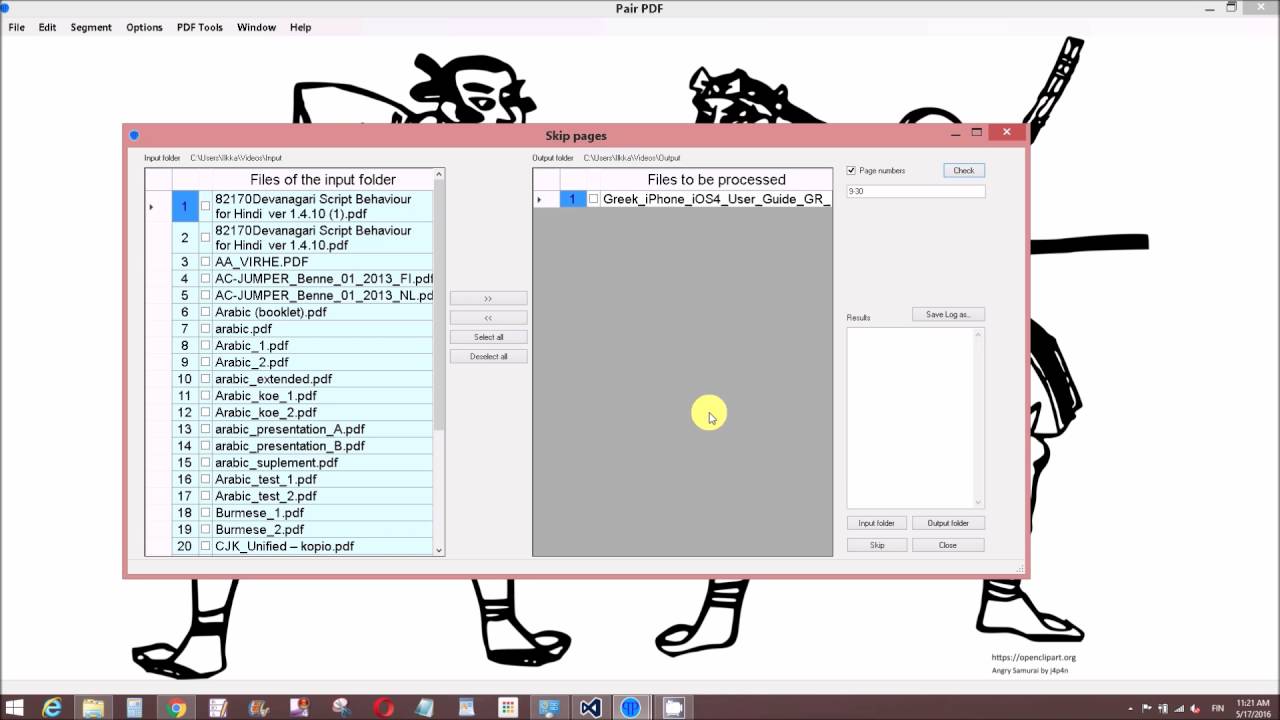 Pairing PDF (22) How to skip pages in PDF files in batch mode - YouTube