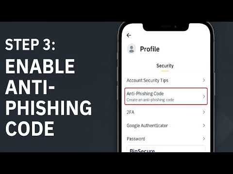 ✅ Binance Security Guide: How to Set Up 2FA and Anti-Phishing Code