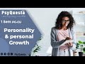 PG 1st Sem AFLT | Personality |Part 1 | Exam Oriented Crash Course In Psychology| PsyQuesta