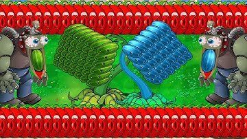 Melon Pult Vs Winter Melon Vs Giga Gargantuar Vs Dr Zomboss Plants Vs Zombies Battlez