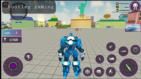 Police Tiger Robot Car Game 3d - Android Gameplay