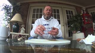 Lake Norman, NC. Mac shows how he hooks different cuts of bait for Blue Catfish