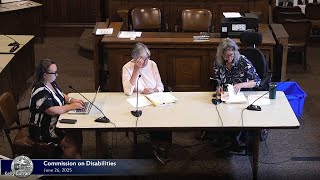 Commission on Disabilities June 26, 2025 Guide