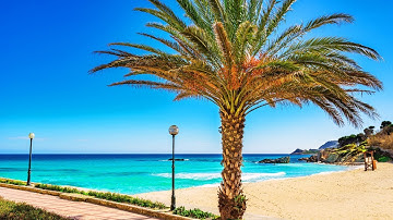 ☀️Calpe SPAIN -- Calpe BEACH 🌊-- SPAIN BEACH WALK -- Calpe Walk Tour 🚶‍♂️