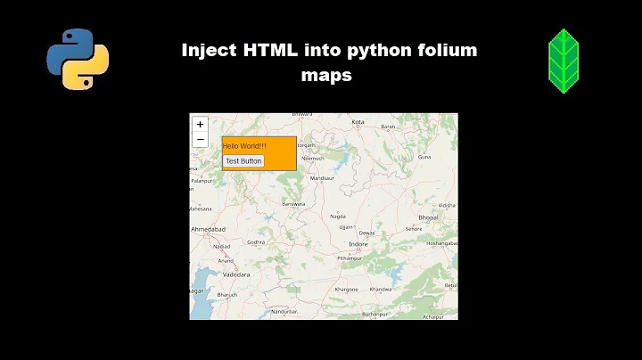 Inject HTML into python folium maps